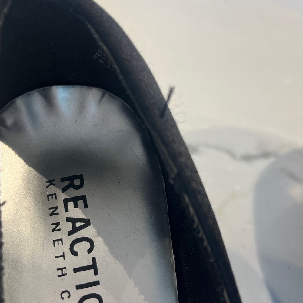 Kenneth Cole Reaction Black Heels with Rhinestone Bow 12c - Picture 7 of 7